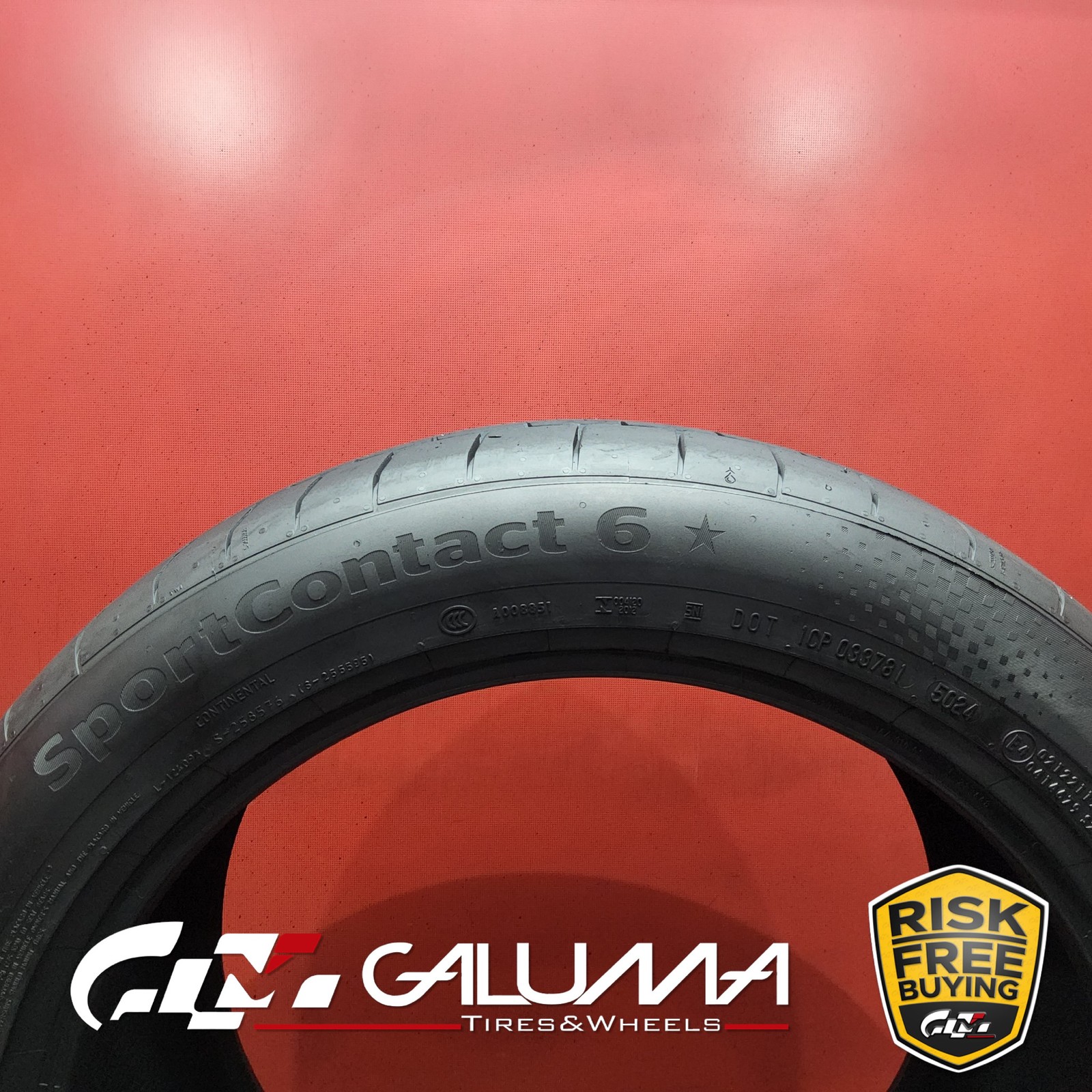 1 (One) Tire Continental SportContact 6 ★ XL 275/40ZR18 275/40/18 2754018 #90592