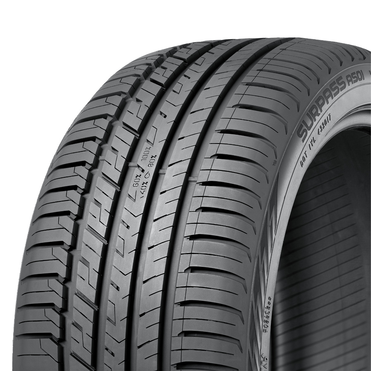 Nokian Tyres Surpass AS01 245/45R17 99W Ultra High Performace All-Season Tire