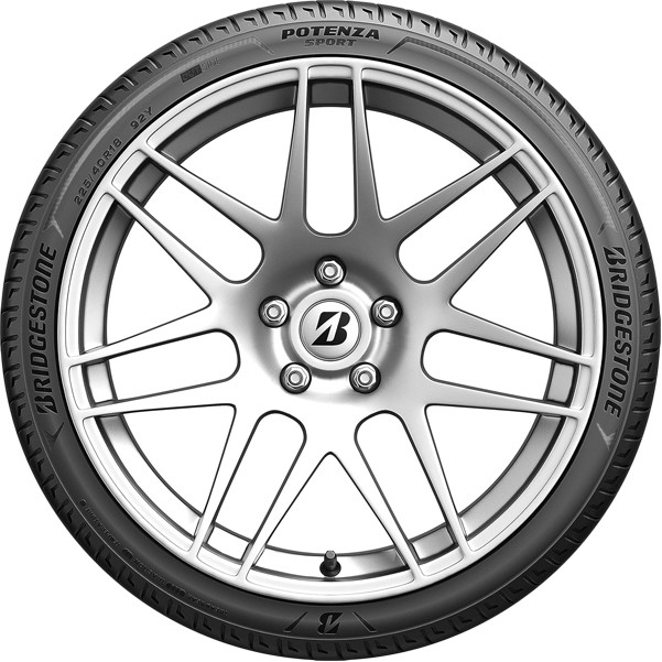 265/35R20 Bridgestone Potenza Sport 99Y XL Black Wall Tire