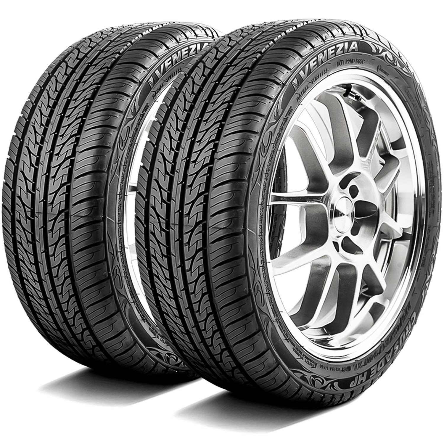 2 Venezia Crusade HP 215/50R17 ZR 95W XL All Season Tires 45k Mi Warranty 500AA