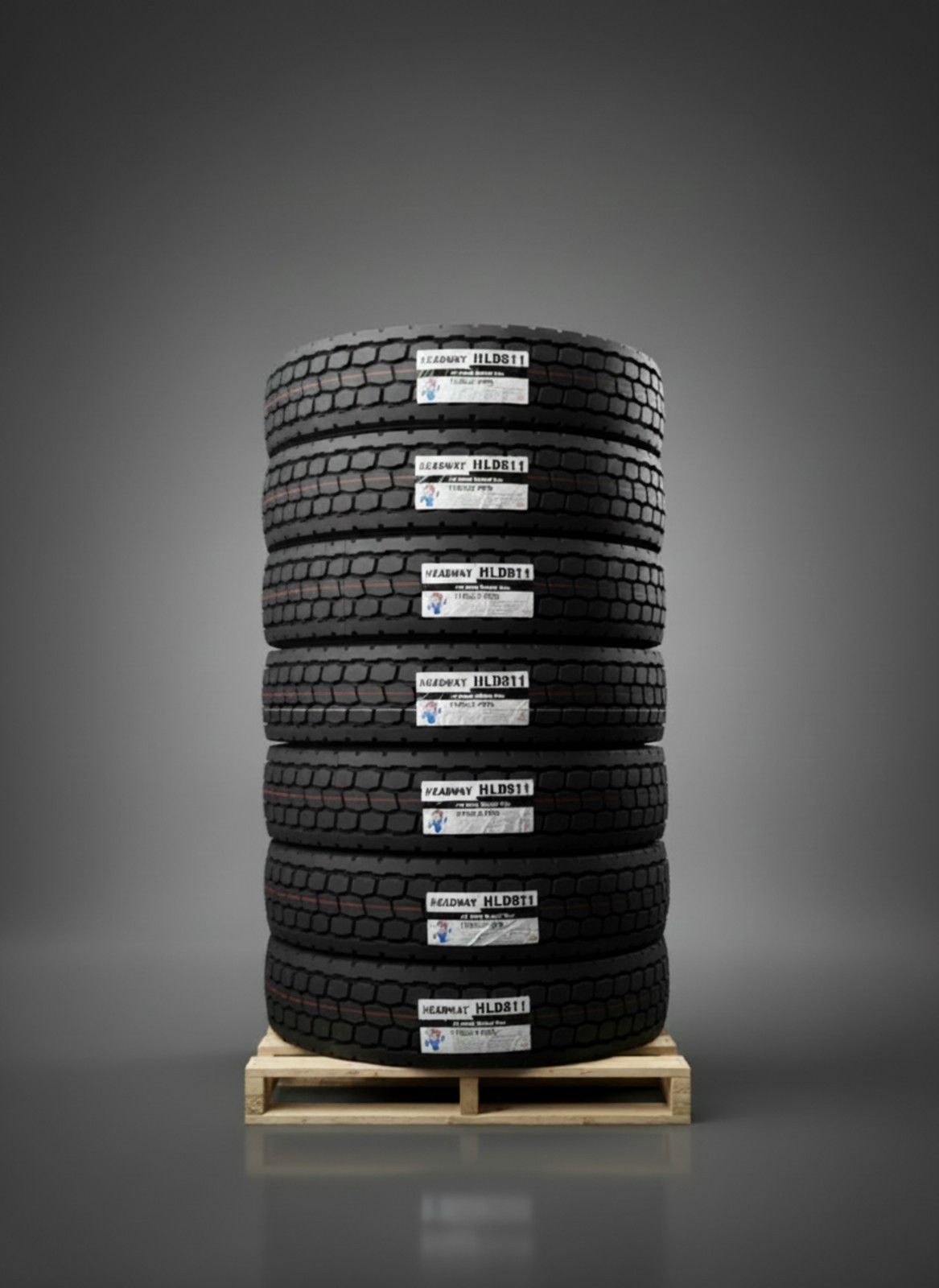 4 Tires Headway HLD811 11R22.5 Load H 16 Ply Drive Commercial-Free Shipping