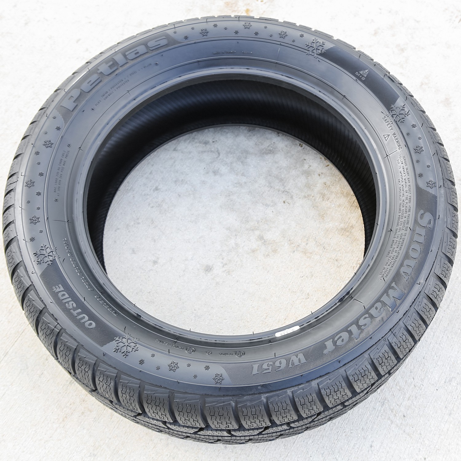 4 Petlas Snow Master W651 225/50R17 98V XL Studless Tires