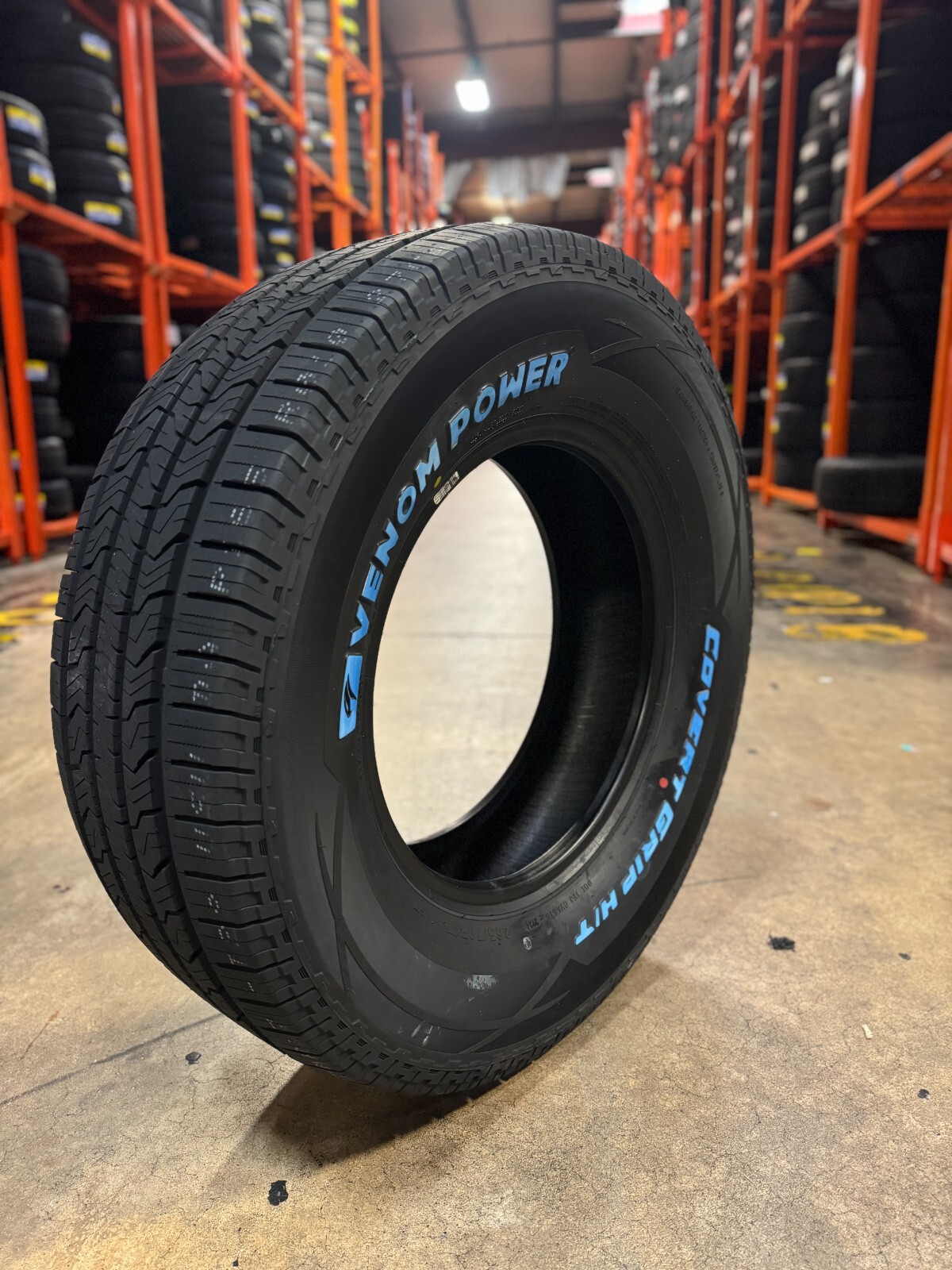 4 NEW 265/70R17 VENOM COVERT GRIP H/T ALL SEASON HIGHWAY WHITE LETTER TIRE R17