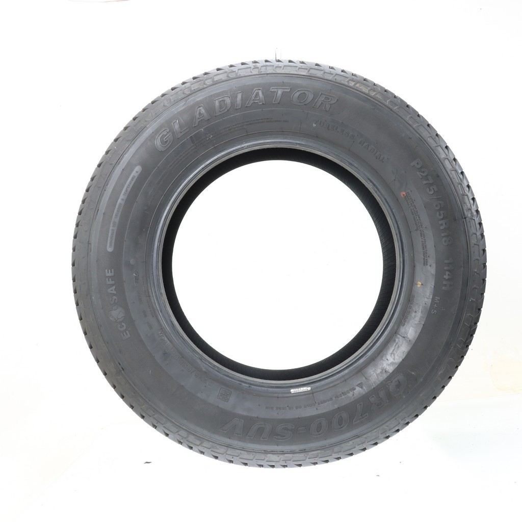 Set of (4) Used 275/65R18 Gladiator QR700 SUV 114H – 9.5-10.5/32