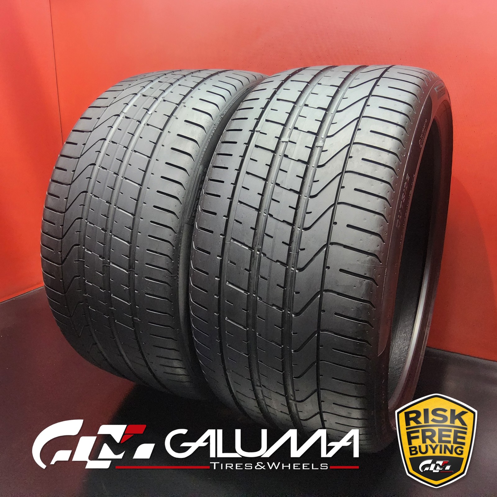 Set of 2 Tires LikeNEW Pirelli P Zero XL 315/30ZR22 315/30/22 107Y N0 #96059
