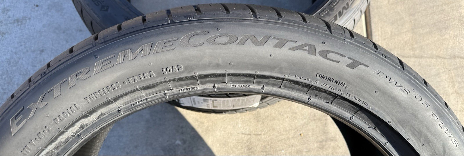 TWO BRAND NEW 315/35ZR22 111Y Continental ExtremeContact DWS 06 Plus DWS06+