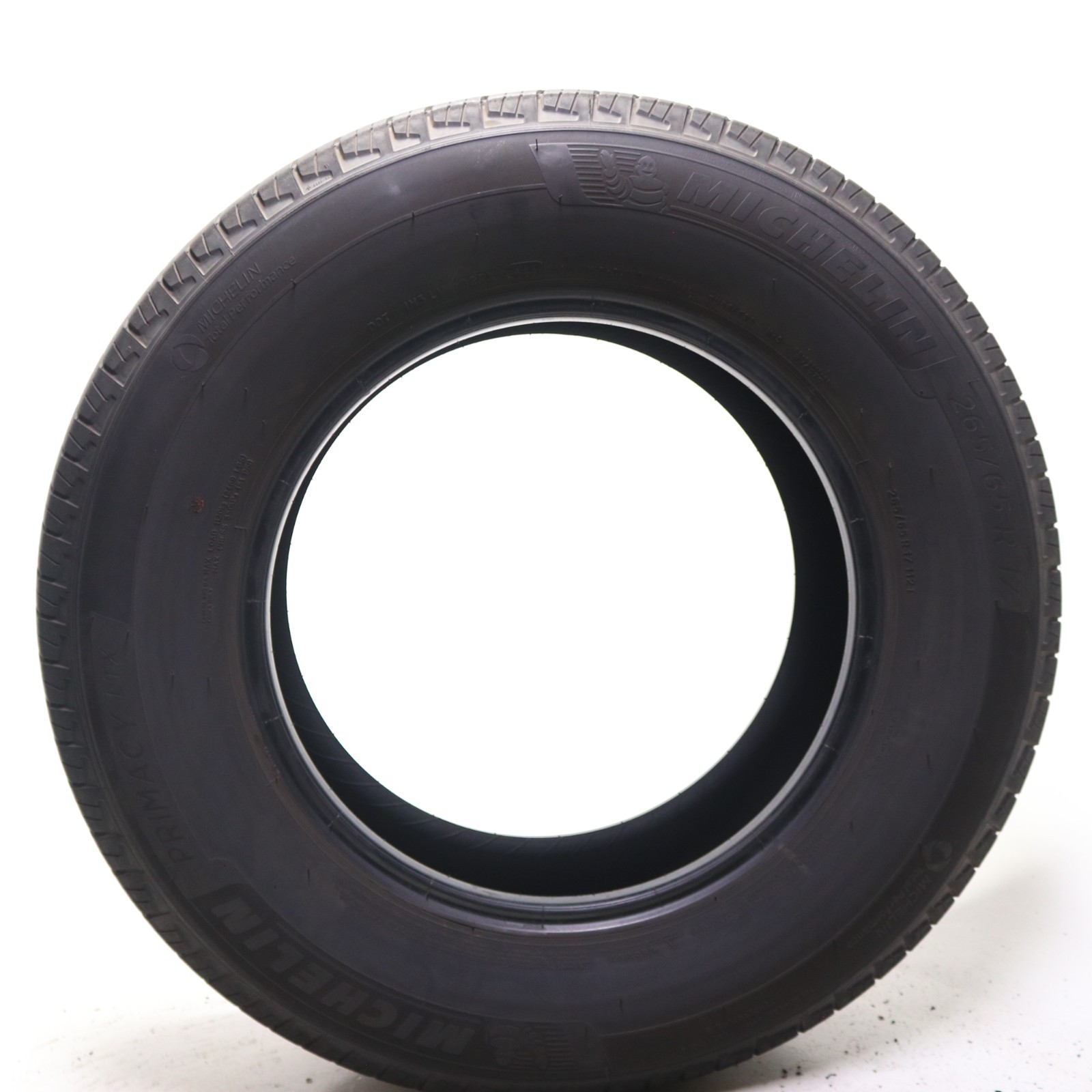 Set of 4 Used 265/65R17 Michelin Primacy LTX – 112T – 6.5-7/32