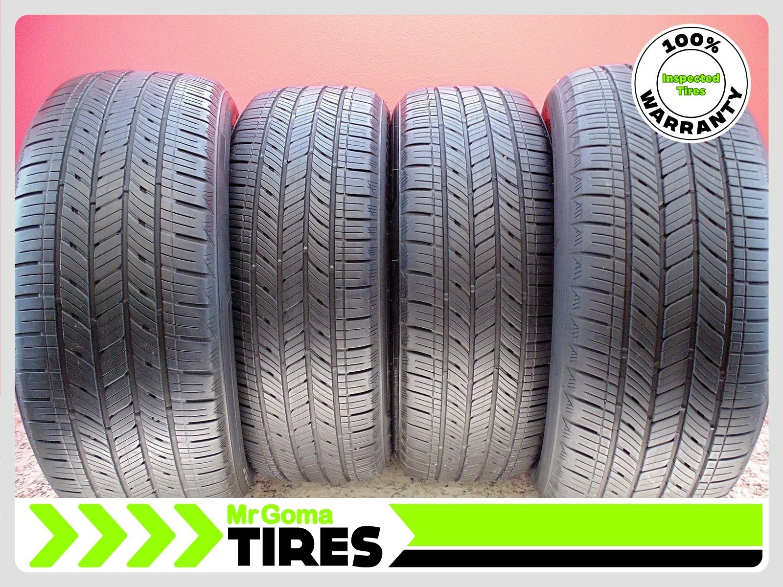 4 BRIDGESTONE ALENZA SPORT A/S 235/50R21 USED TIRES 7.2/32 TREAD 101V 2355021