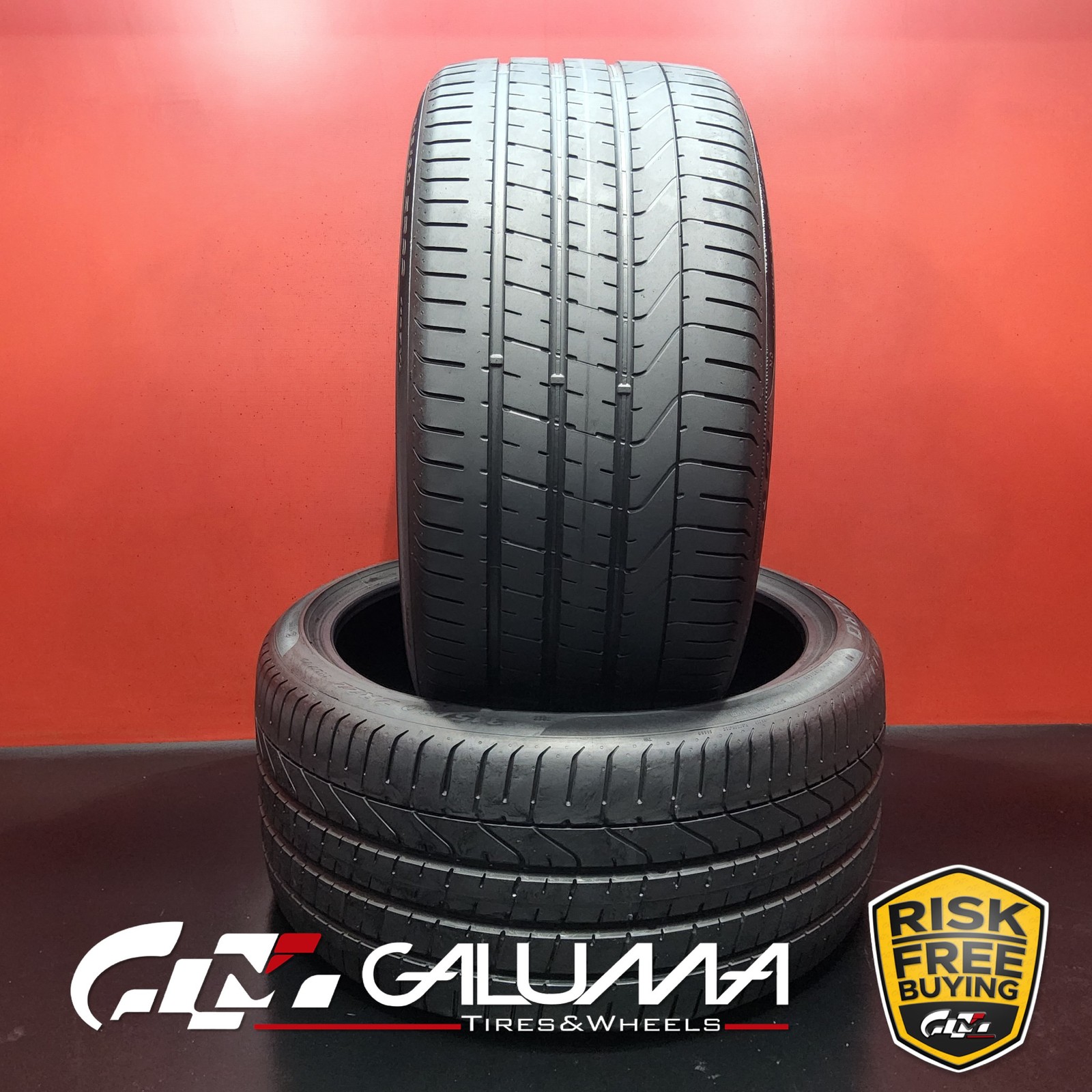 Set of 2 Tires Pirelli P Zero XL 315/30ZR22 315/30/22 3153022 No Repairs #90203