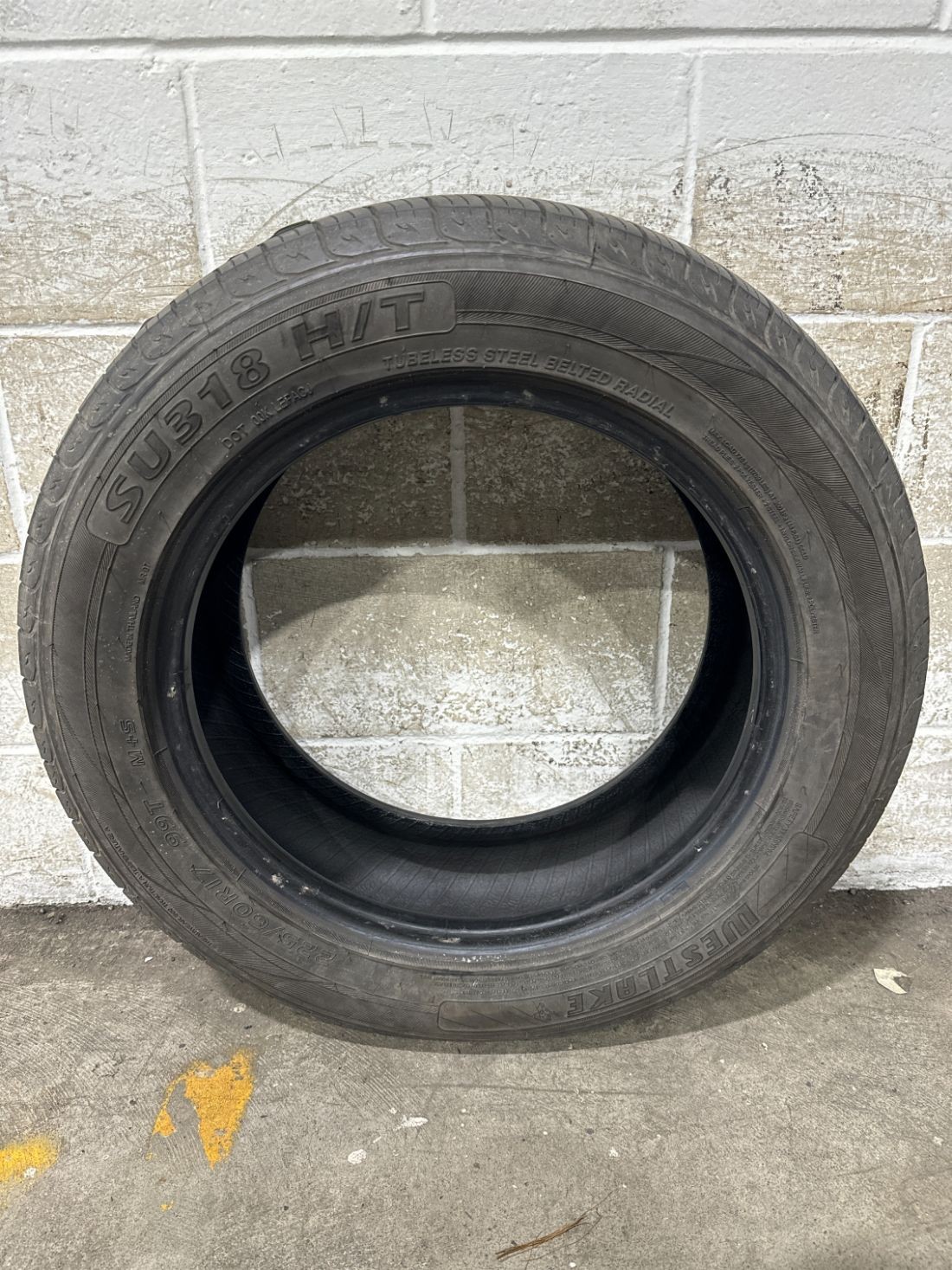 1x P225/60R17 West Lake SU 318 H/T 9/32 99 T Used Tire 2256017