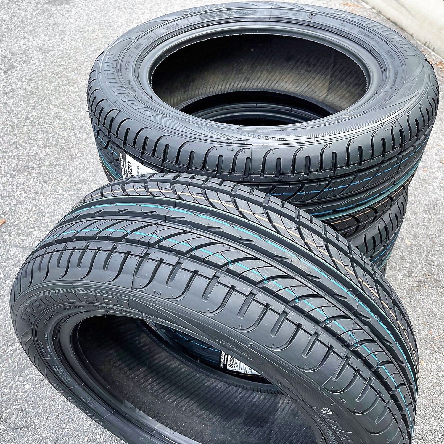 4 Tires Premiorri Solazo 195/60R15 88V Performance