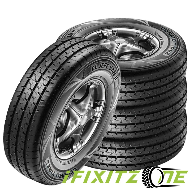 4 Cosmo EL Jefe Van II 165/R13C 94/92R Commercial Tires [ Load Range D ]