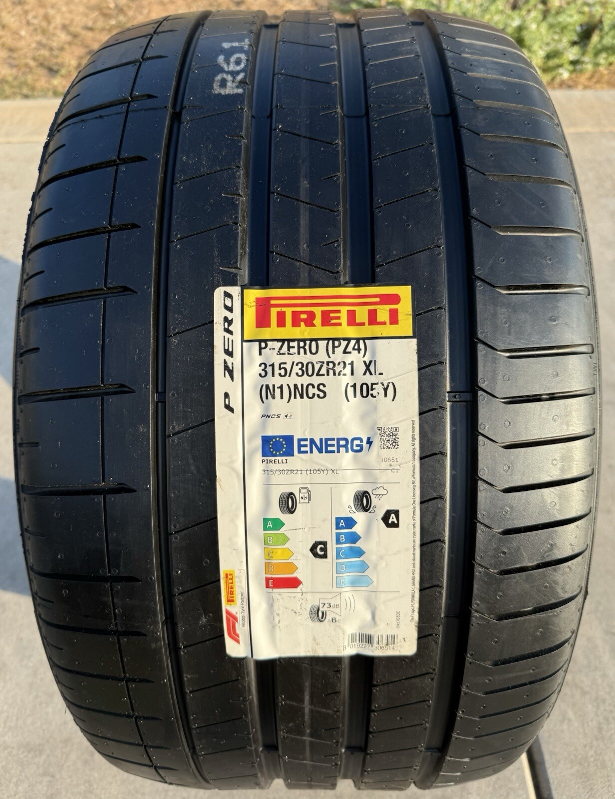 TWO BRAND NEW 315/30ZR21 (105Y) Pirelli P Zero PZ4 Sport N1 Porsche PNCS Tires