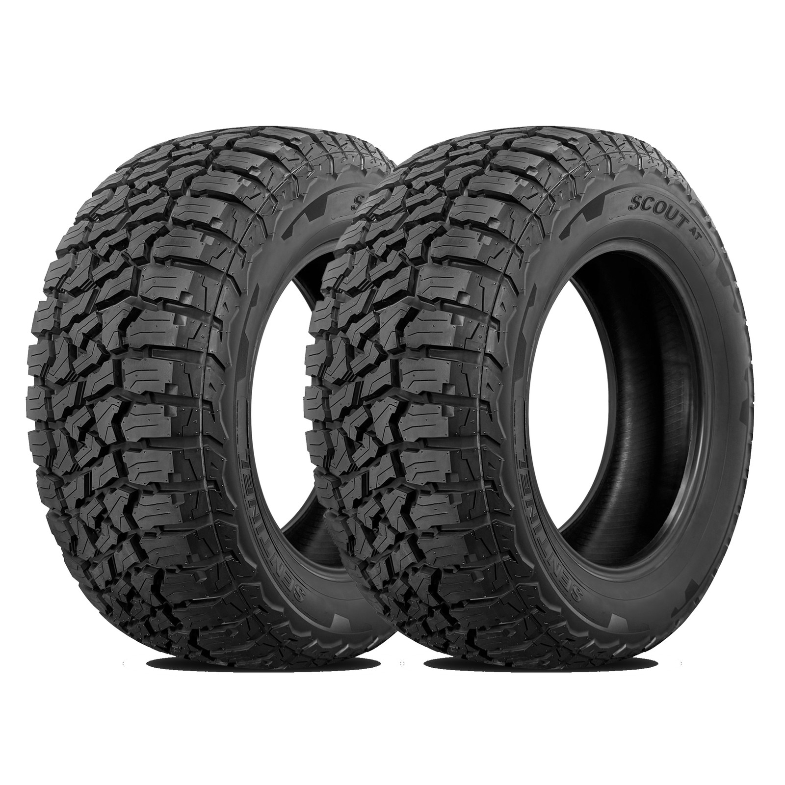 Set of 2 Sentinel SCOUT AT LT225/75R16 115/112S 10PR All Terrain Truck/SUV Tires