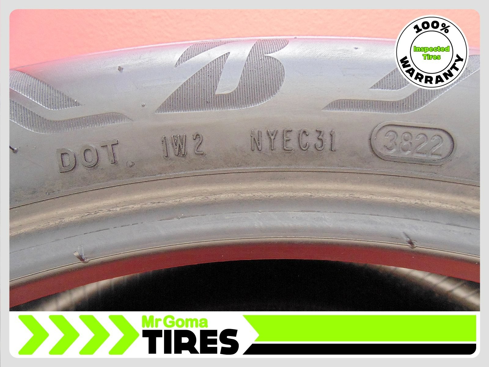 4 BRIDGESTONE ALENZA SPORT A/S 235/50R21 USED TIRES 7.2/32 TREAD 101V 2355021