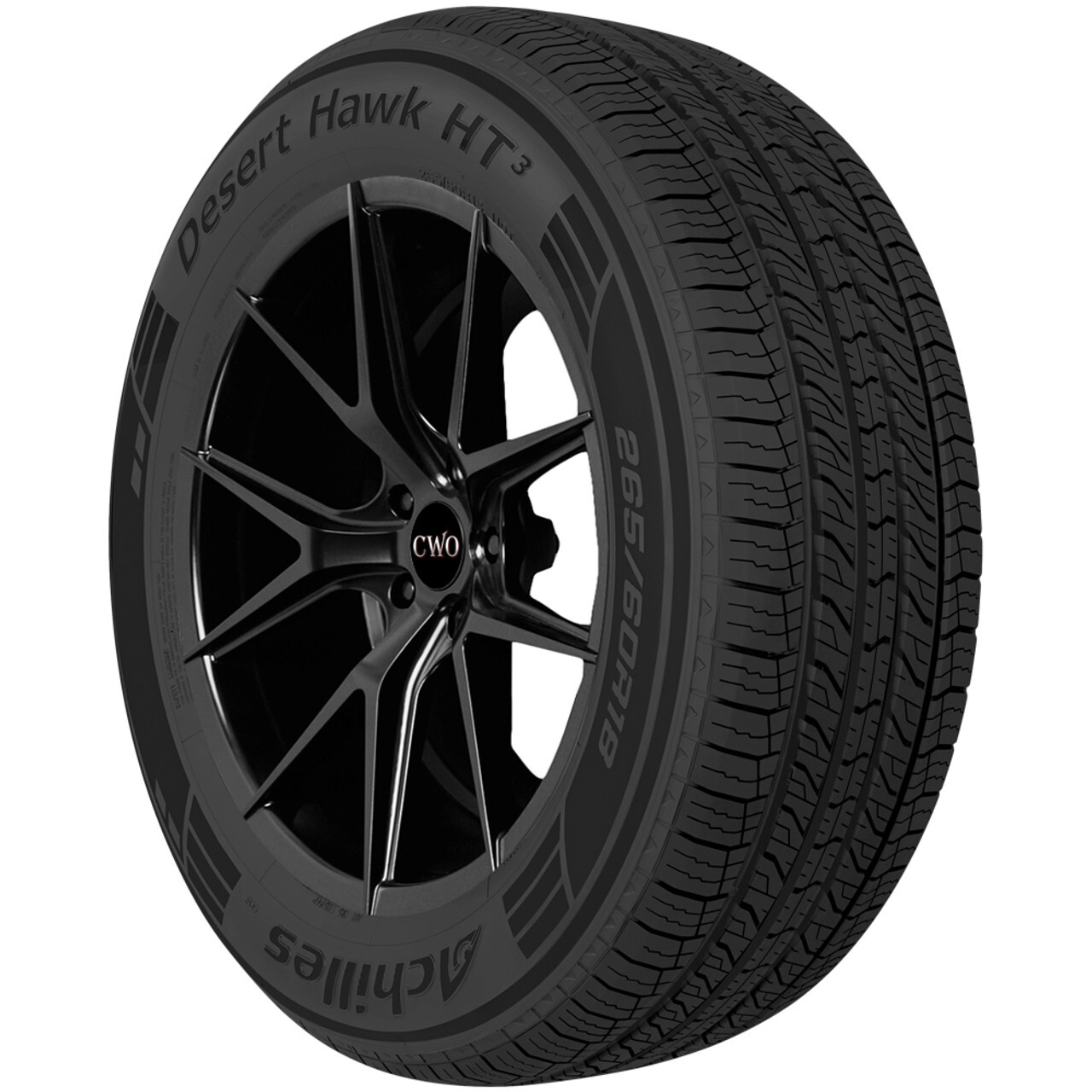 Achilles Desert Hawk HT3 Tire LT275/65R18 123S 500 A A Black Side Wall