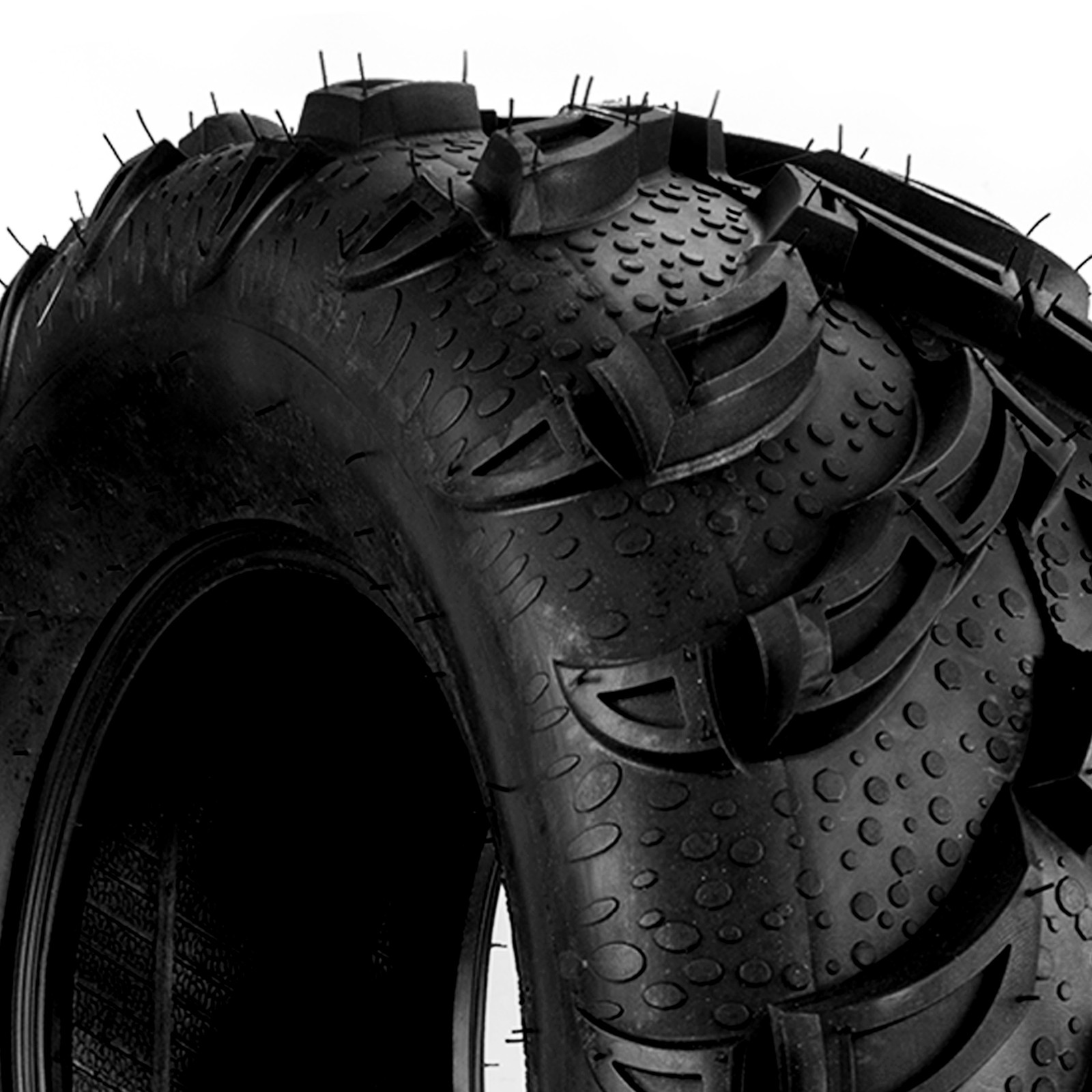25×10-12 ATV Tires 25x10x12 25 10 12 6Ply Heavy Duty ATV UTV All Terrain 2Pc