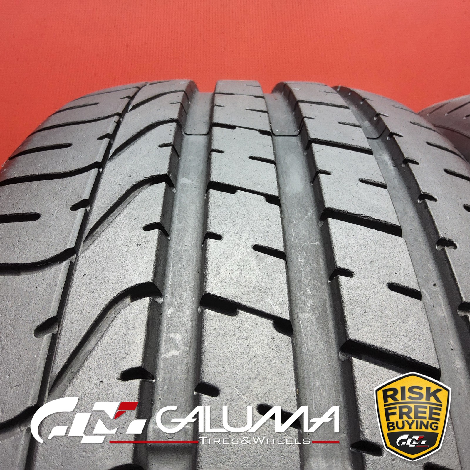 Set of 2 Tires LikeNEW Pirelli P Zero 235/35ZR20 235/35/20 88Y No Repairs #95590