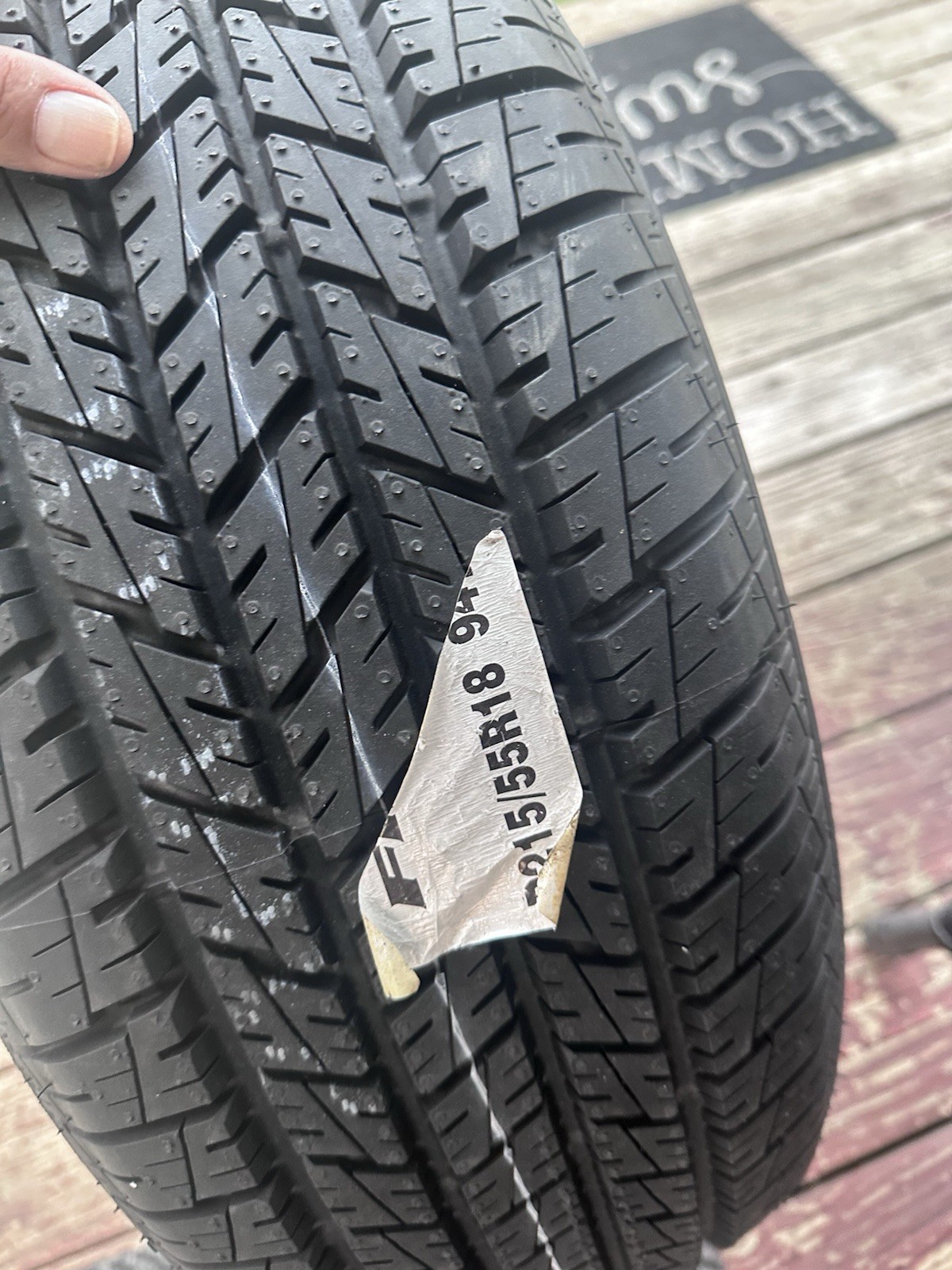 New 215/55R18 94T M+S Firestone Firehawk GTA