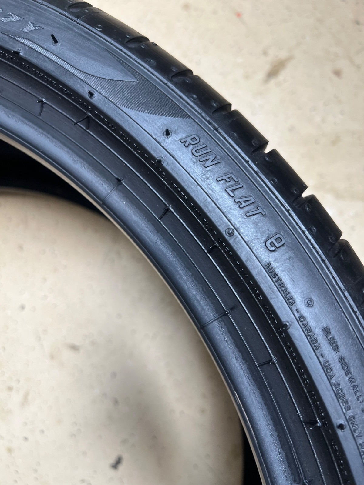 1 – NO REPAIRS 275/30R20 XL (97Y) Pirelli P Zero PZ4 RSC (*) BMW OEM – 7038
