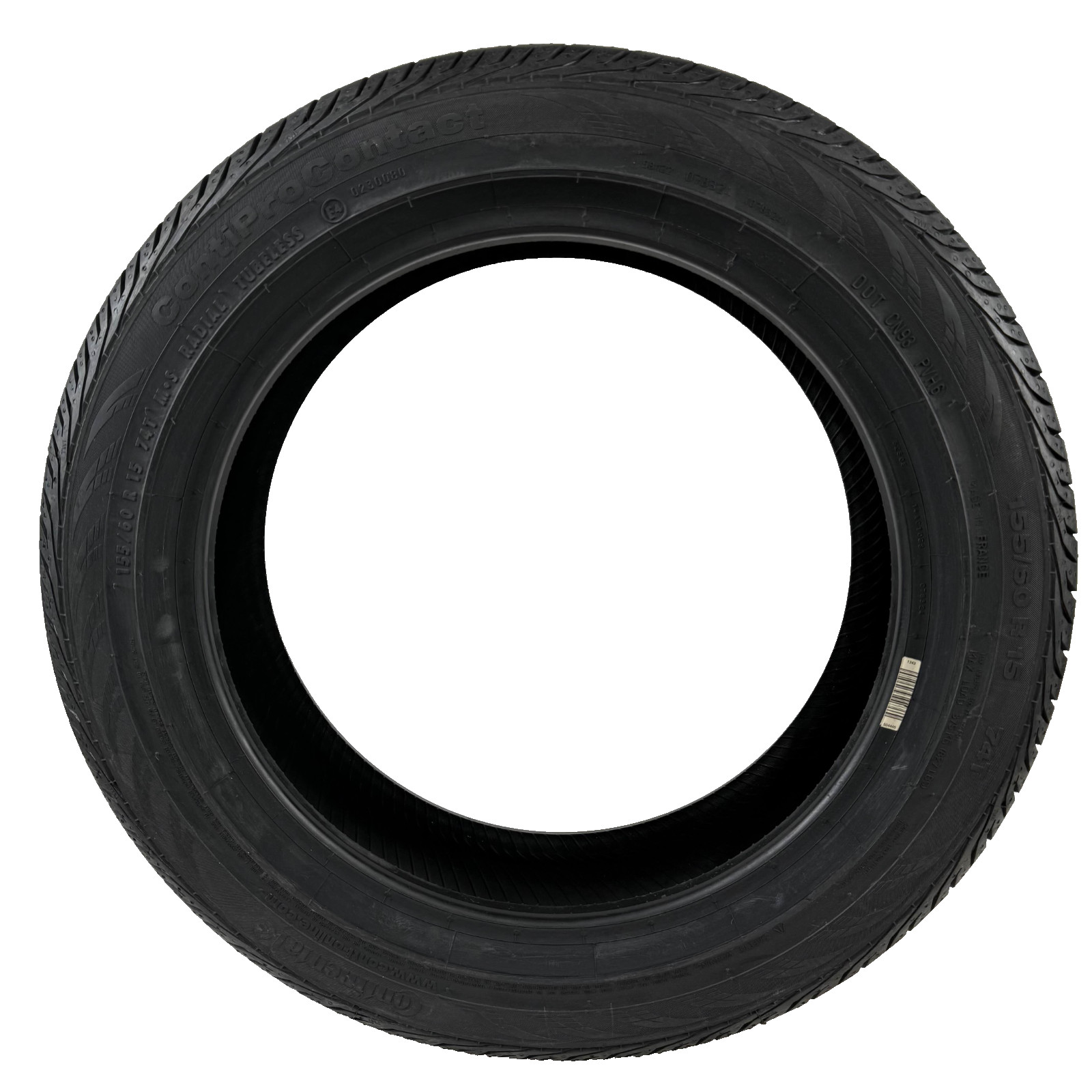 New 155/60R15 Continental ContiProContact 74T 9.5/32