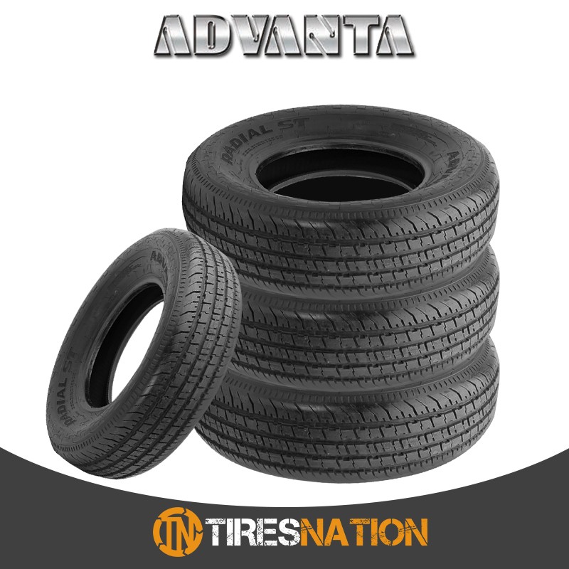 (1) New Advanta ST Radial ST235/80R16 127/122N F Tires