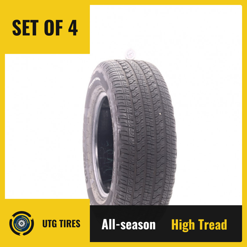 Set of (4) Used 255/65R17 Goodyear Wrangler Territory HT 110T – 9/32