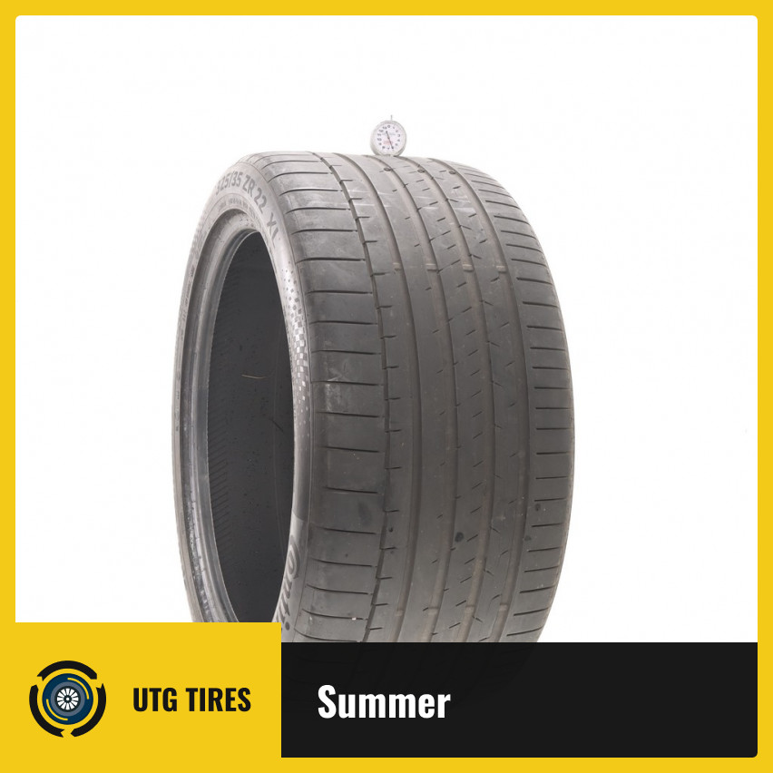 Used 325/35ZR22 Continental SportContact 6 MO1 114Y – 6/32