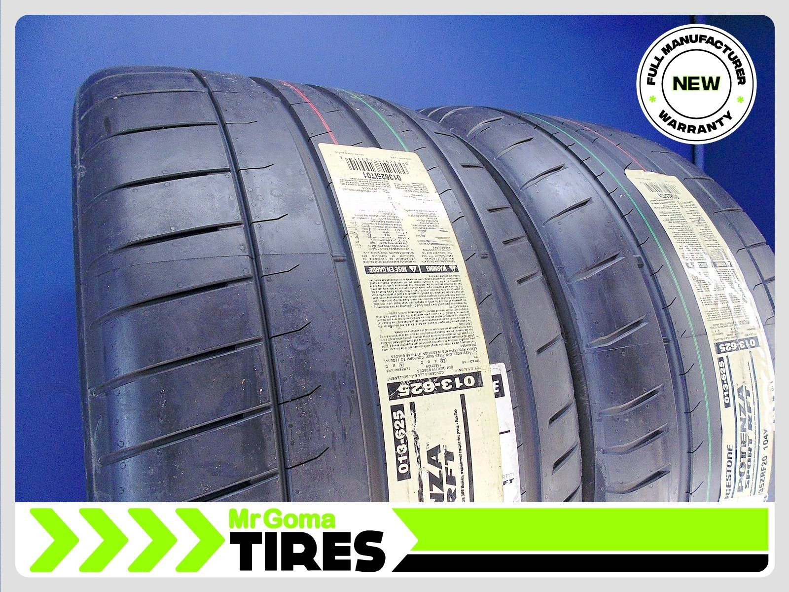 2 BRIDGESTONE POTENZA SPORT RFT 305/35ZRF20 TIRES 104Y 3053520 RUN FLAT TIRES