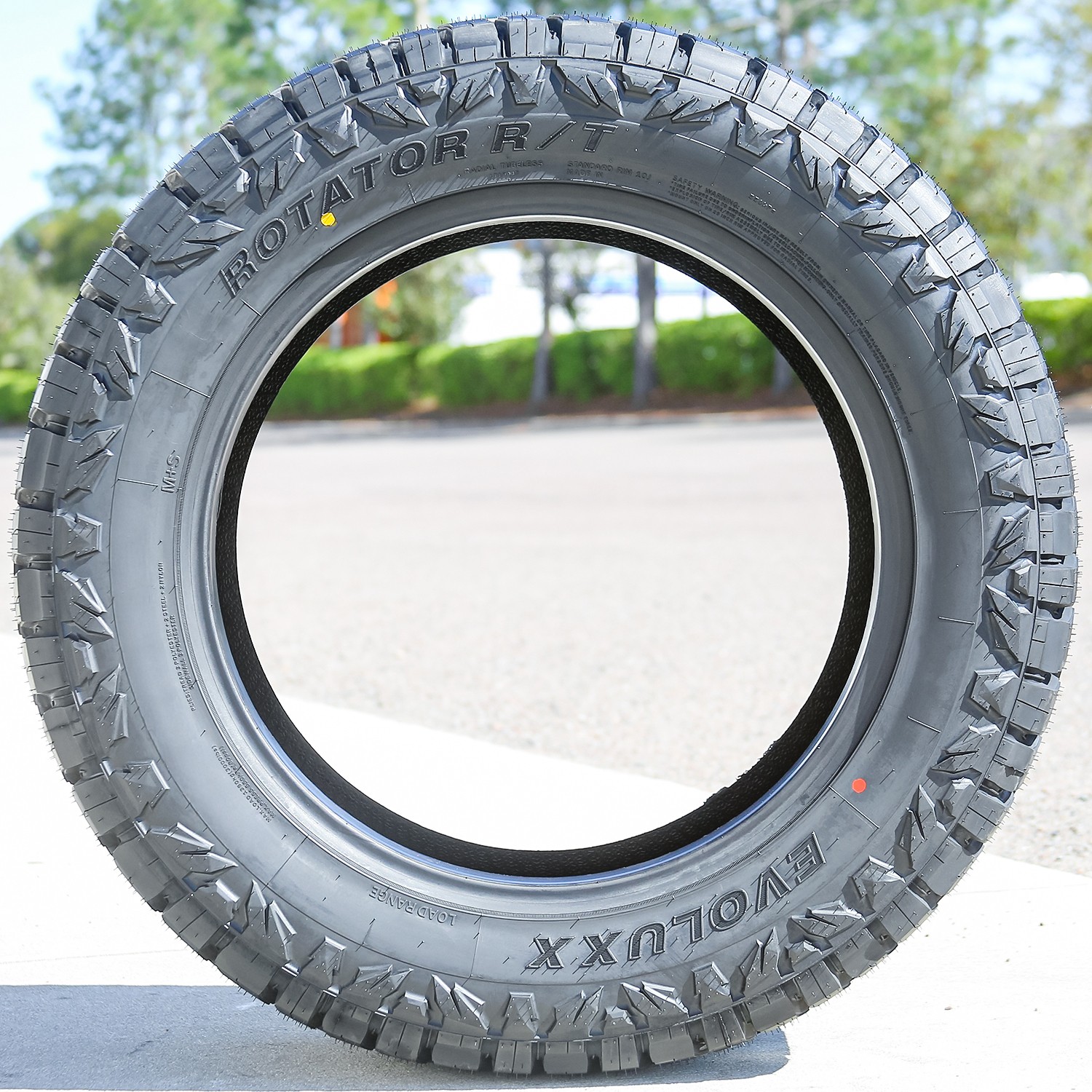 4 Tires Evoluxx Rotator R/T LT 33X12.50R18 Load F 12 Ply RT Rugged Terrain