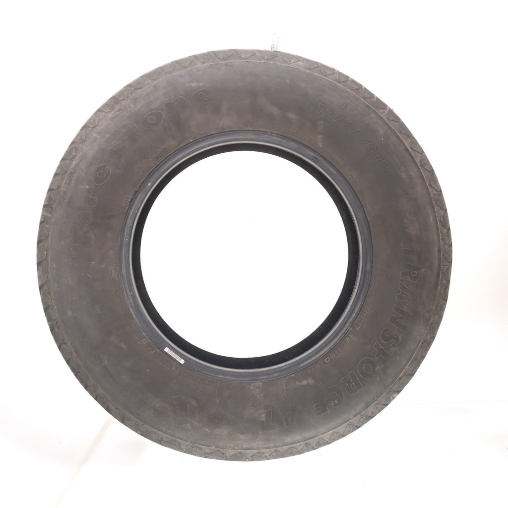 Set of (4) Used LT 265/70R17 Firestone Transforce AT 121/118Q – 10-12/32 (1ACUO)
