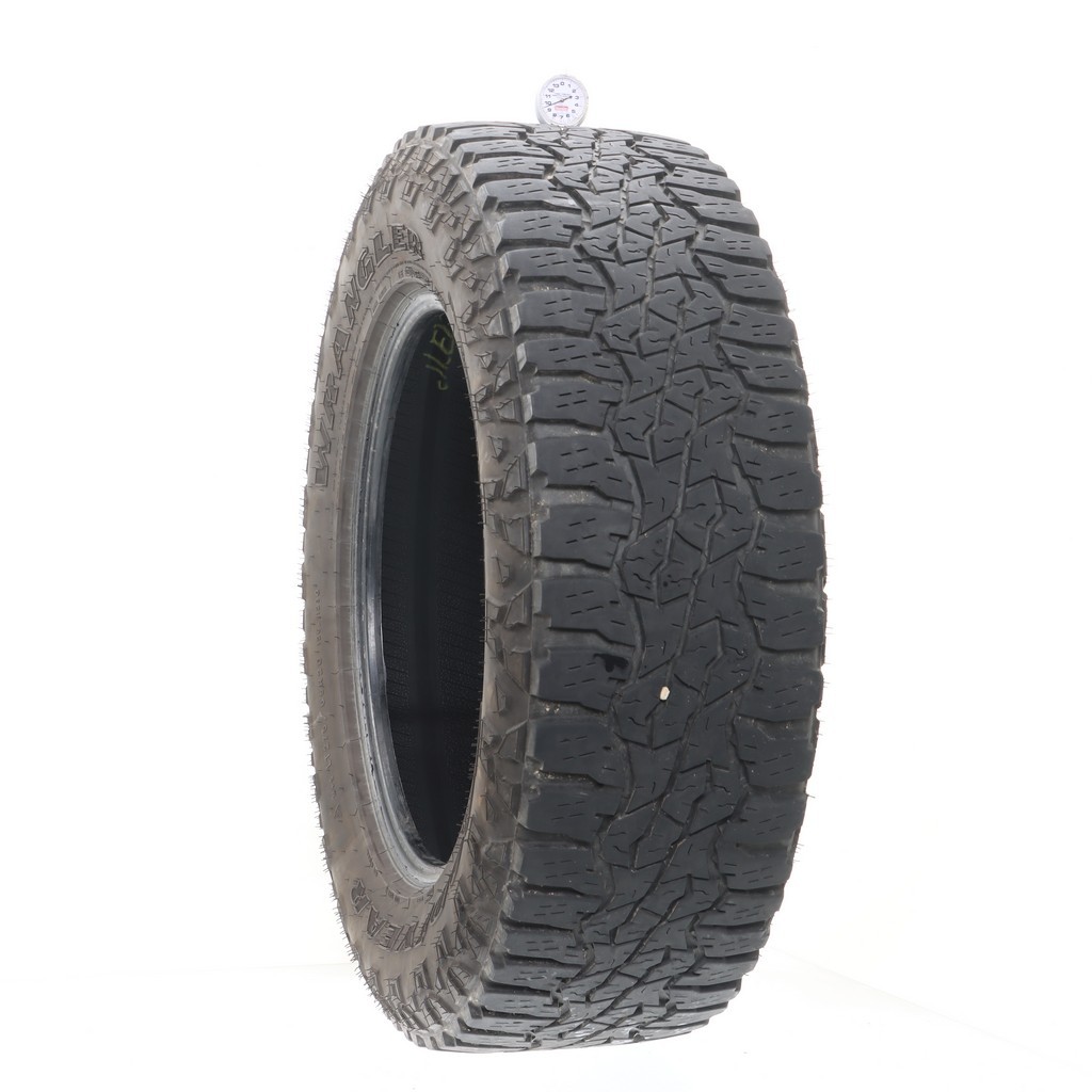 Set of (4) Used LT 275/65R20 Goodyear Wrangler Ultra Terrain AT – 9.5-10.5/32
