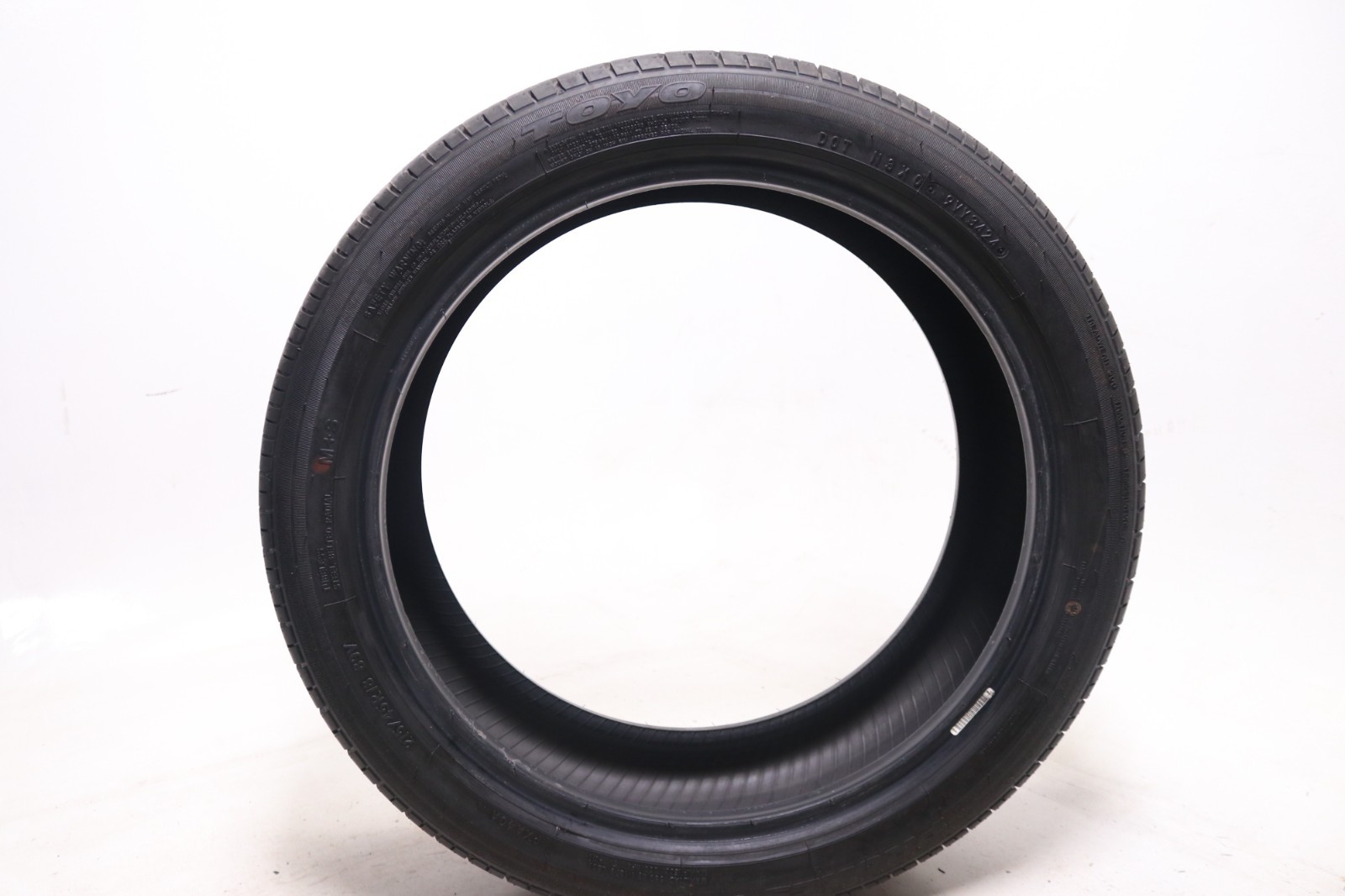Set of 4 Used 215/45R18 Toyo Proxes A40 – 89V – 7.5-8/32 No Repairs