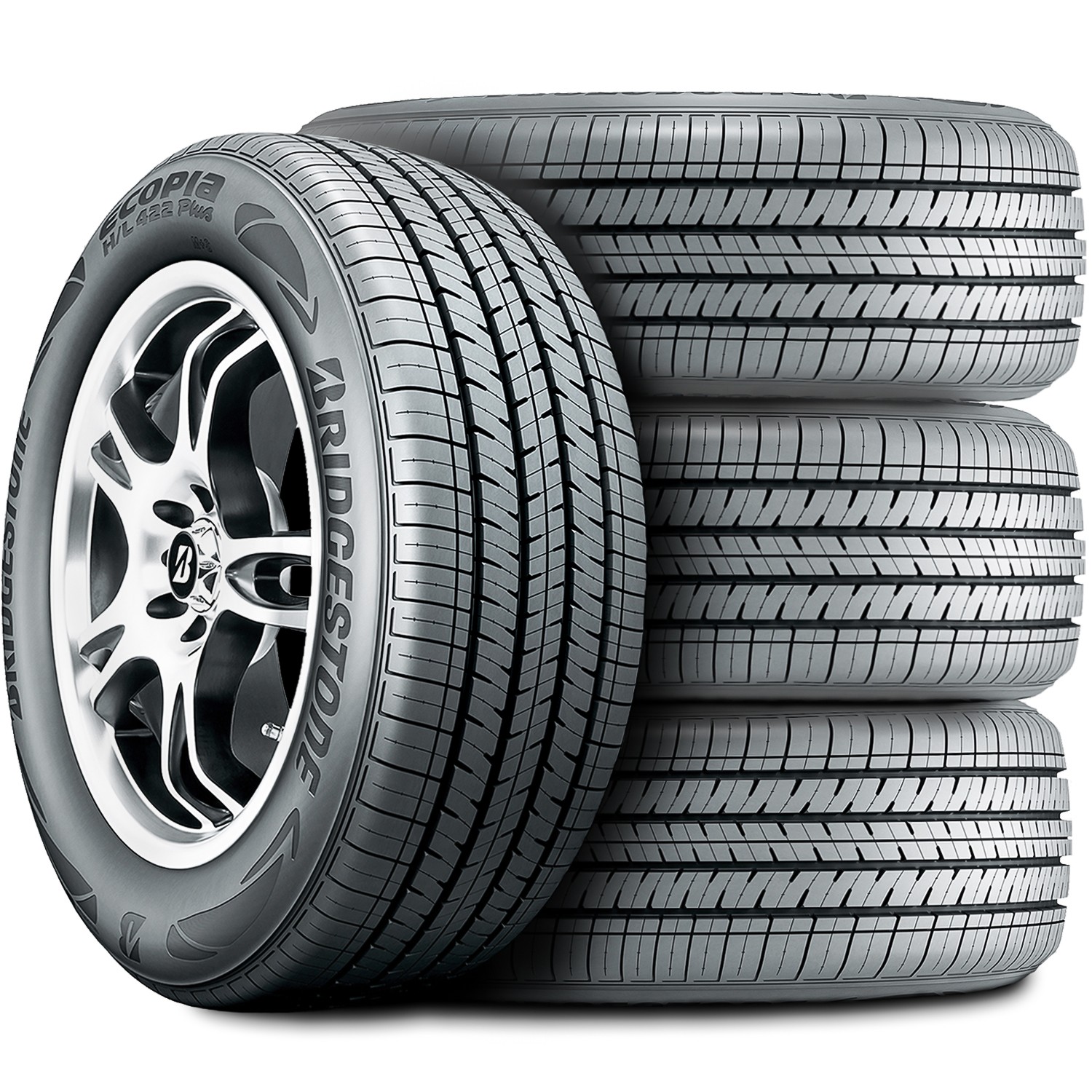 4 Tires Bridgestone Ecopia H/L 422 Plus 215/65R17 99H A/S All Season
