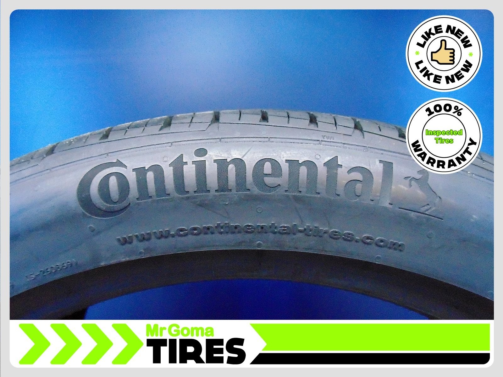 1 CONTINENTAL PROCONTACT TX NO XL 315/35R21 USED TIRE 9.0/32 111V 3153521
