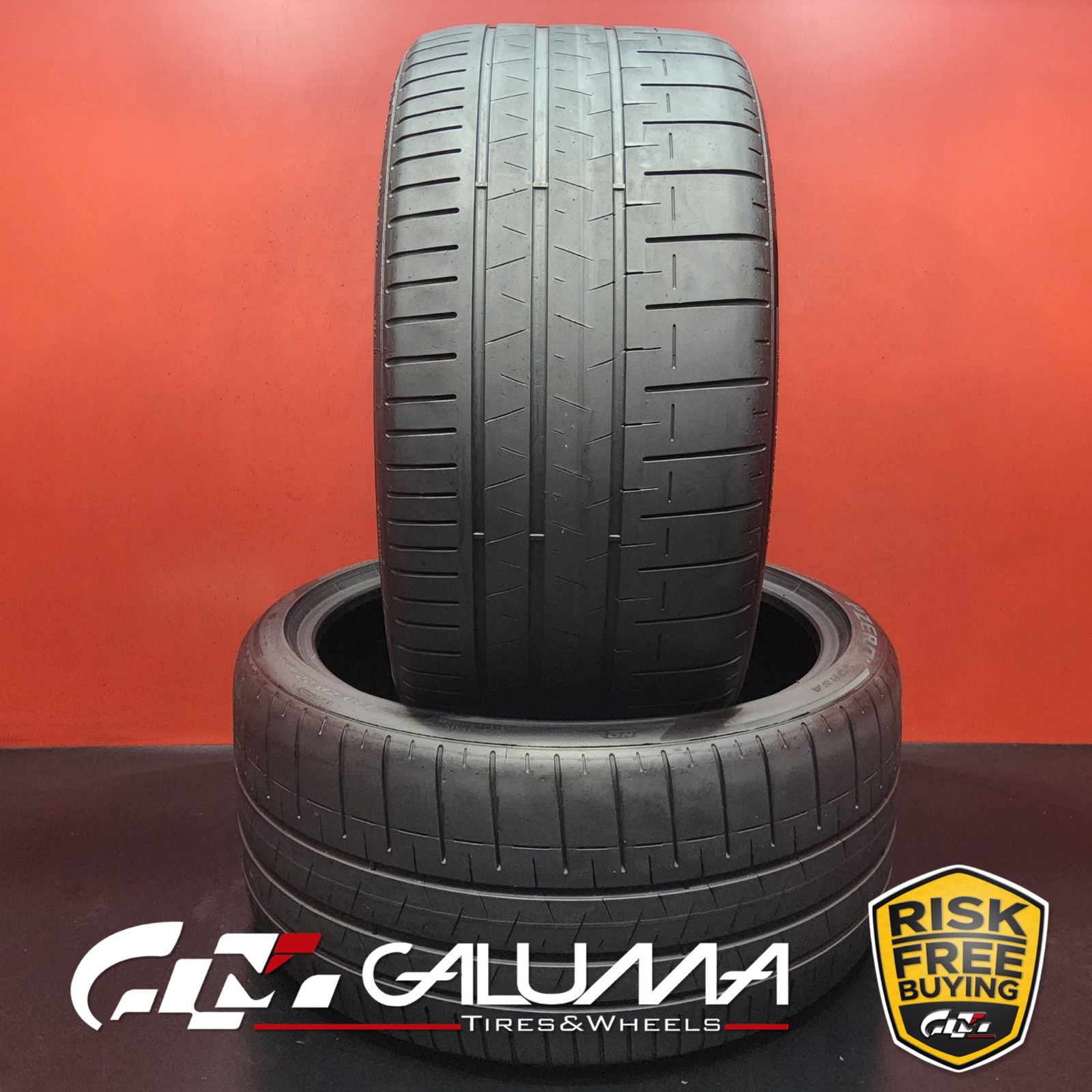 Set of 2 Tires Pirelli P Zero CORSA PZC4 315/30ZR22 315/30/22 No Repairs #89107