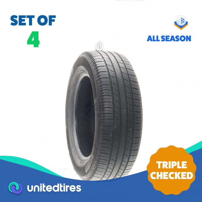 Set of (4) Used 235/65R18 Michelin Defender 2 106H – 6-7/32