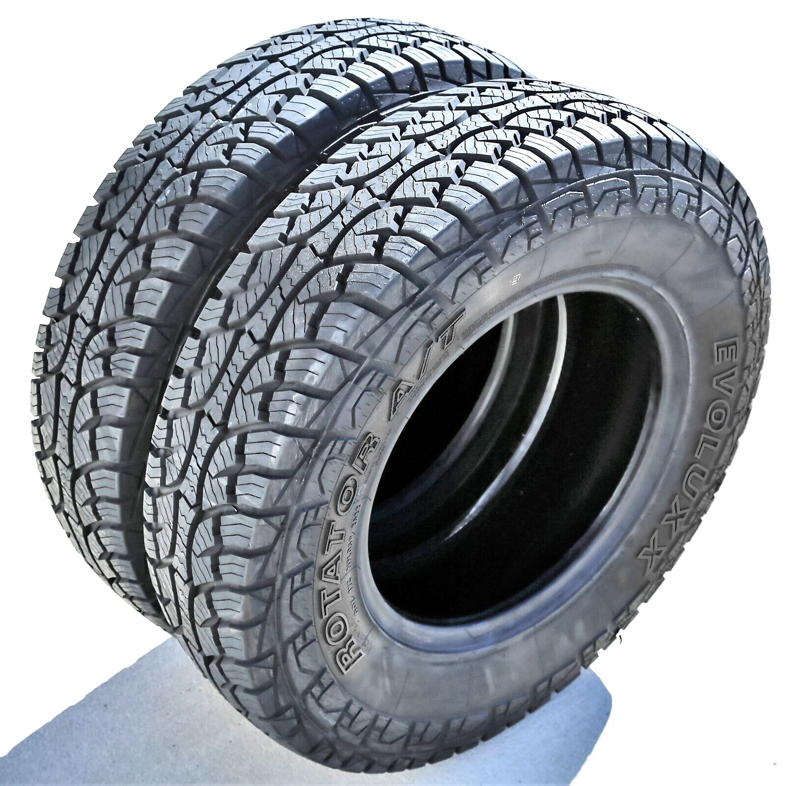2 Tires 255/70R18 Evoluxx Rotator A/T (BSW) AT All Terrain 113S