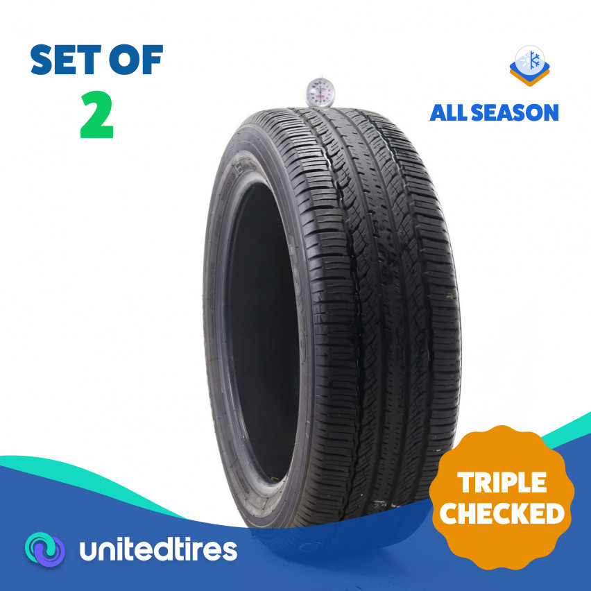 Set of (2) Used 225/55R19 Toyo A36 99V – 7/32