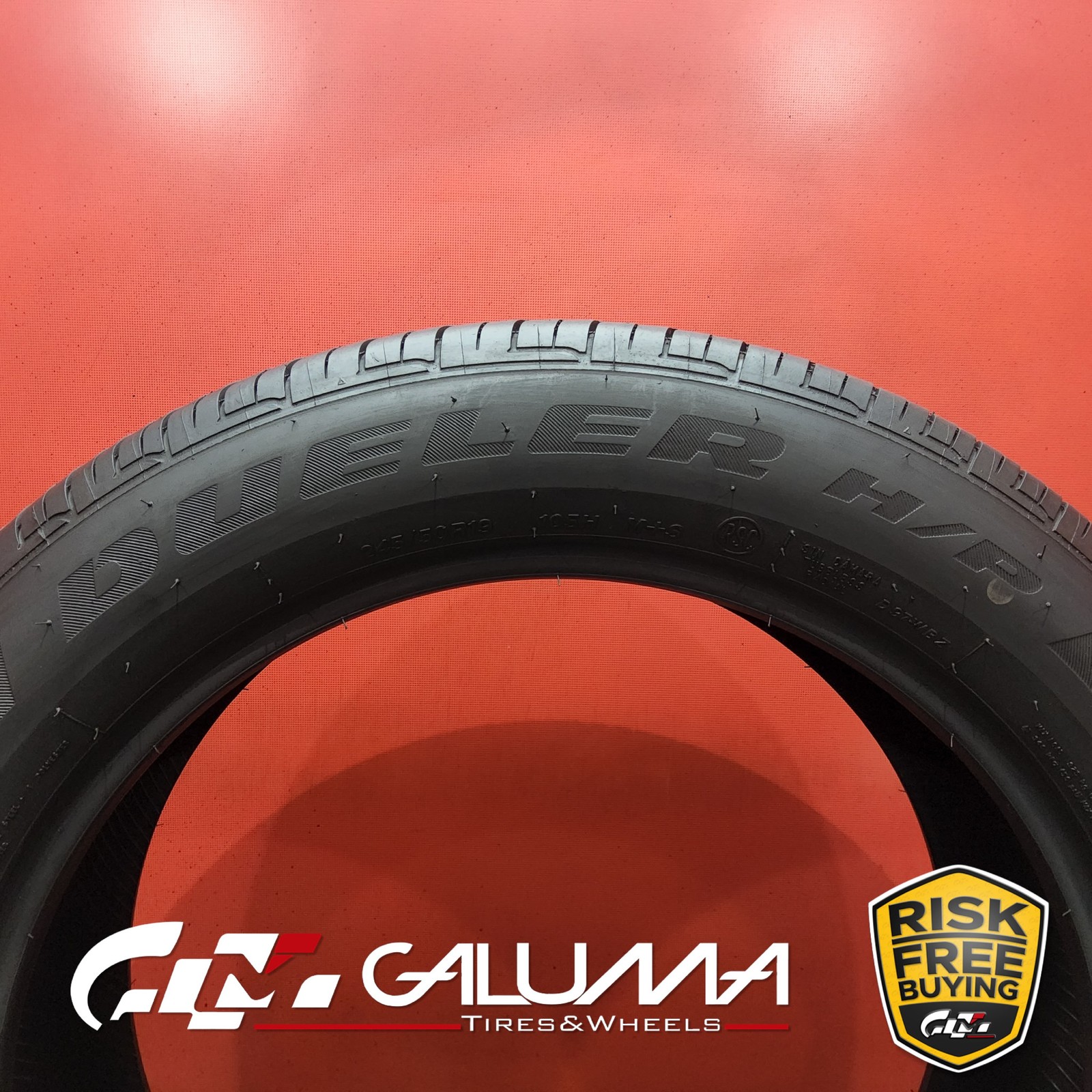 Set of 2 Tires Bridgestone Dueler H/P Sport AS RFT Run Flat XL 245/50R19 #90659