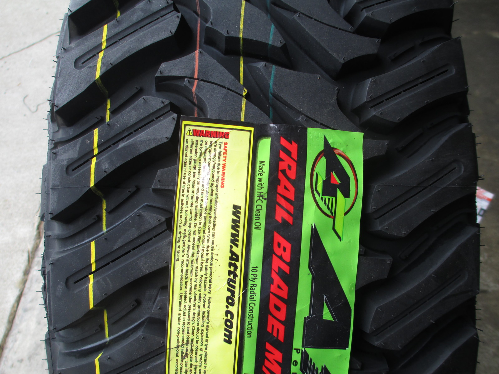 4 New 37X13.50R20 Atturo Trail Blade M/T Mud Tires 37135020 37 1350 20 13.50 R20