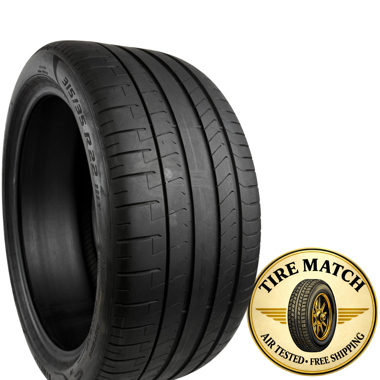 Used 315/35R22 Pirelli P Zero PZ4 Run Flat 111Y 7/32 (DOT 23)