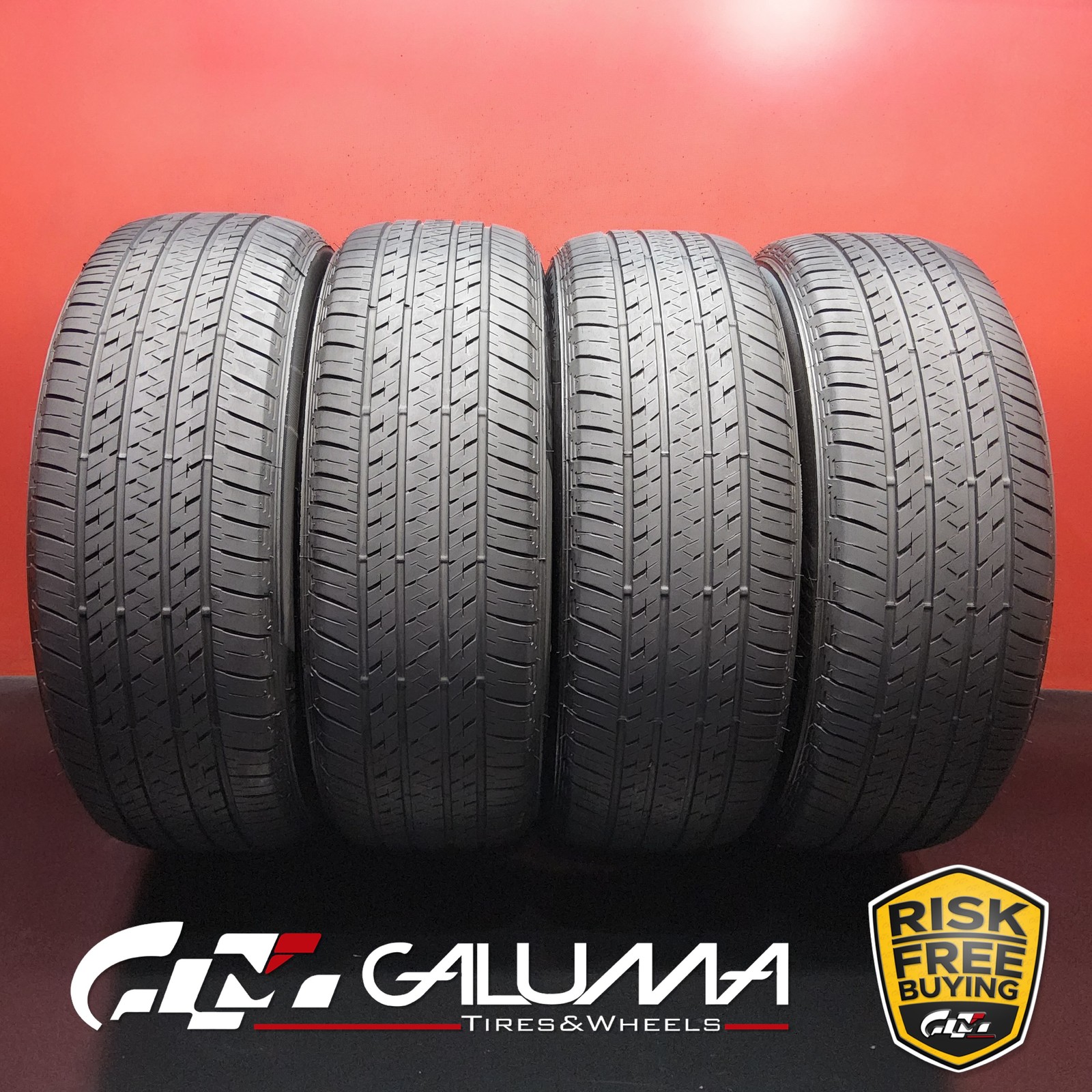 Set of 4 Tires Bridgestone Ecopia H/L 422 Plus 235/60R18 103H No Repairs #95656
