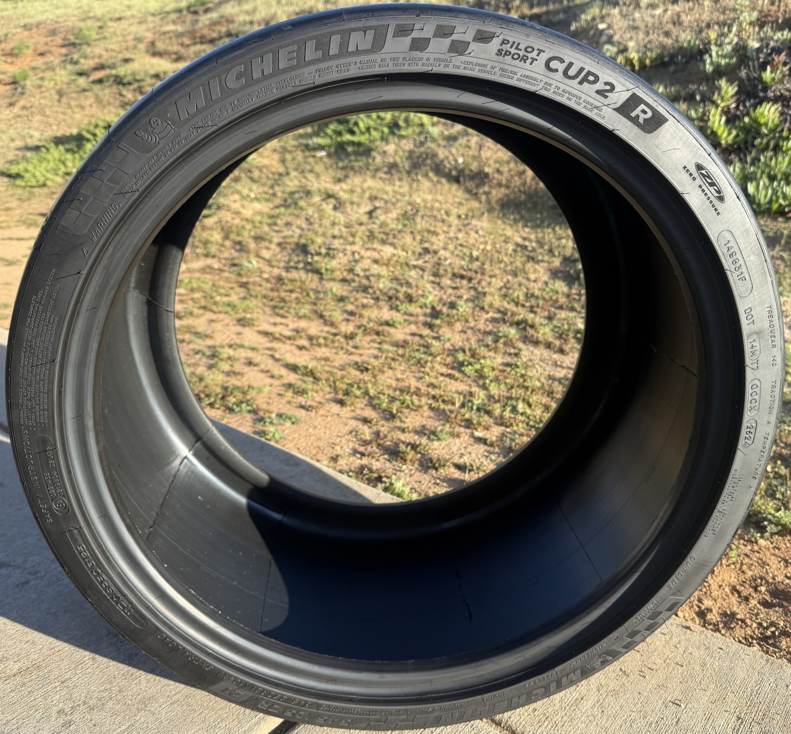 TWO BRAND NEW 345/25ZR21 (104Y) Michelin Pilot Sport Cup 2R ZP C8 Corvette Tires