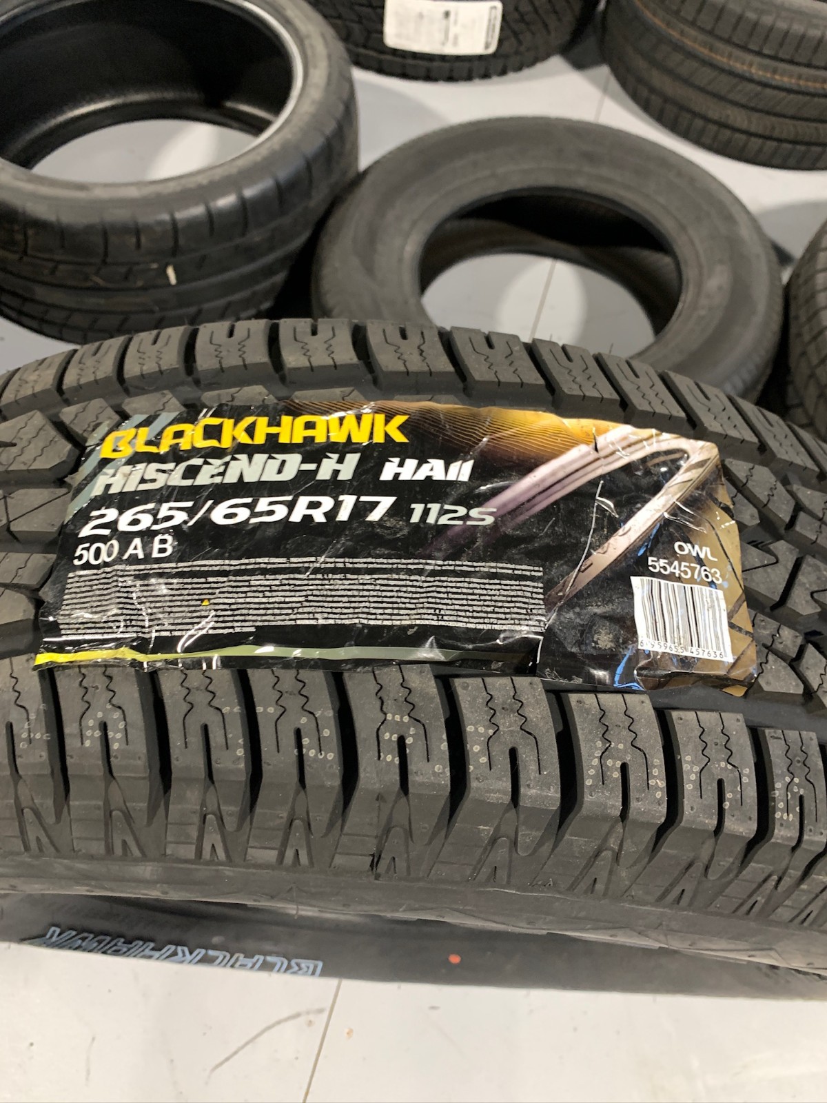 1 New 265 65 17 Blackhawk Hiscend-H HA11 Tire