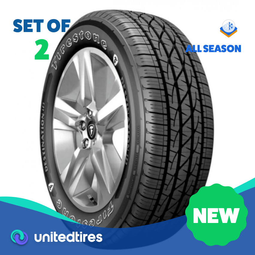 Set of (2) New P 235/75R16 Firestone Destination LE3 108T