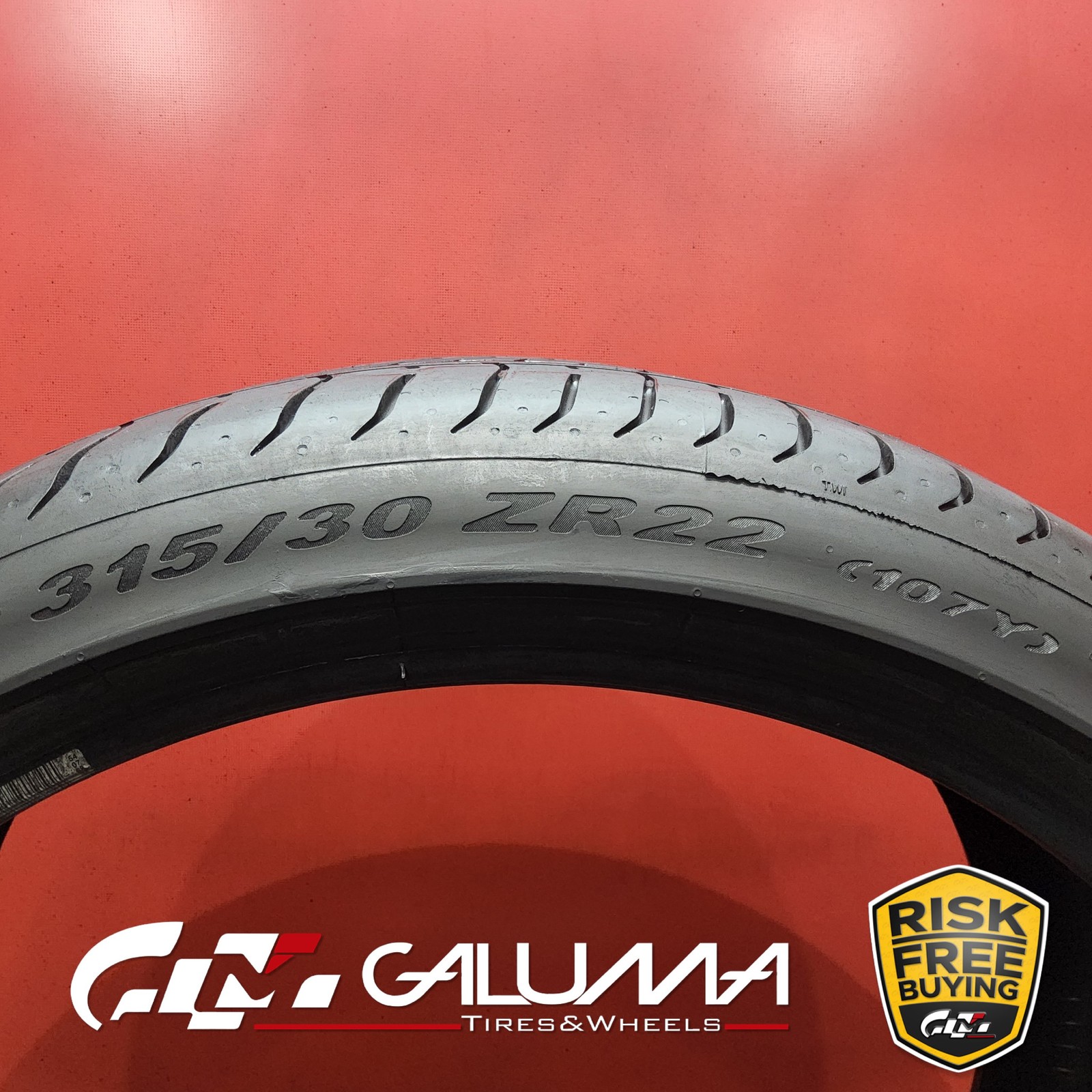 Set of 2 Tires Pirelli P Zero XL 315/30ZR22 315/30/22 3153022 No Repairs #90203