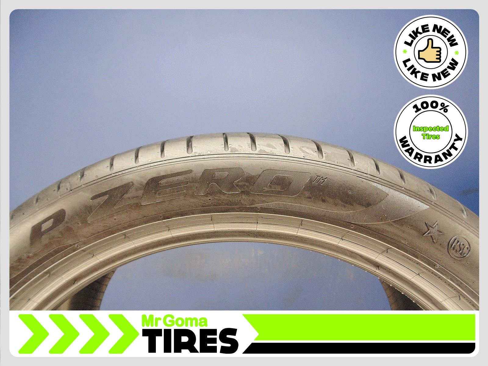 2 PIRELLI P ZERO PZ4 RSC RFT XL 315/35R21 USED TIRES 8/23 TREAD PZERO 3153521