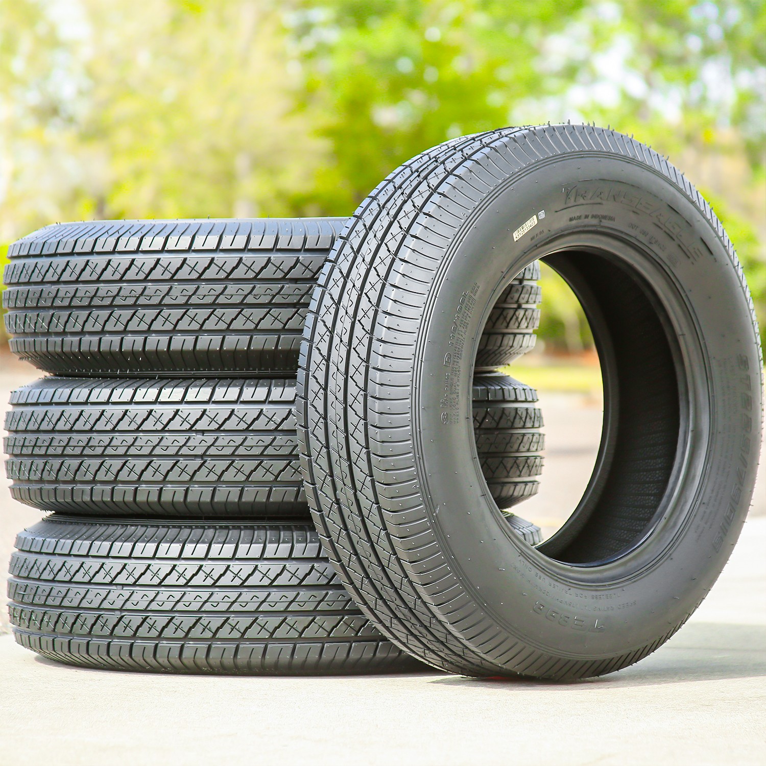 Tire ST 205/75D15 101/97L Load C 6 Ply Transeagle TE898 Trailer