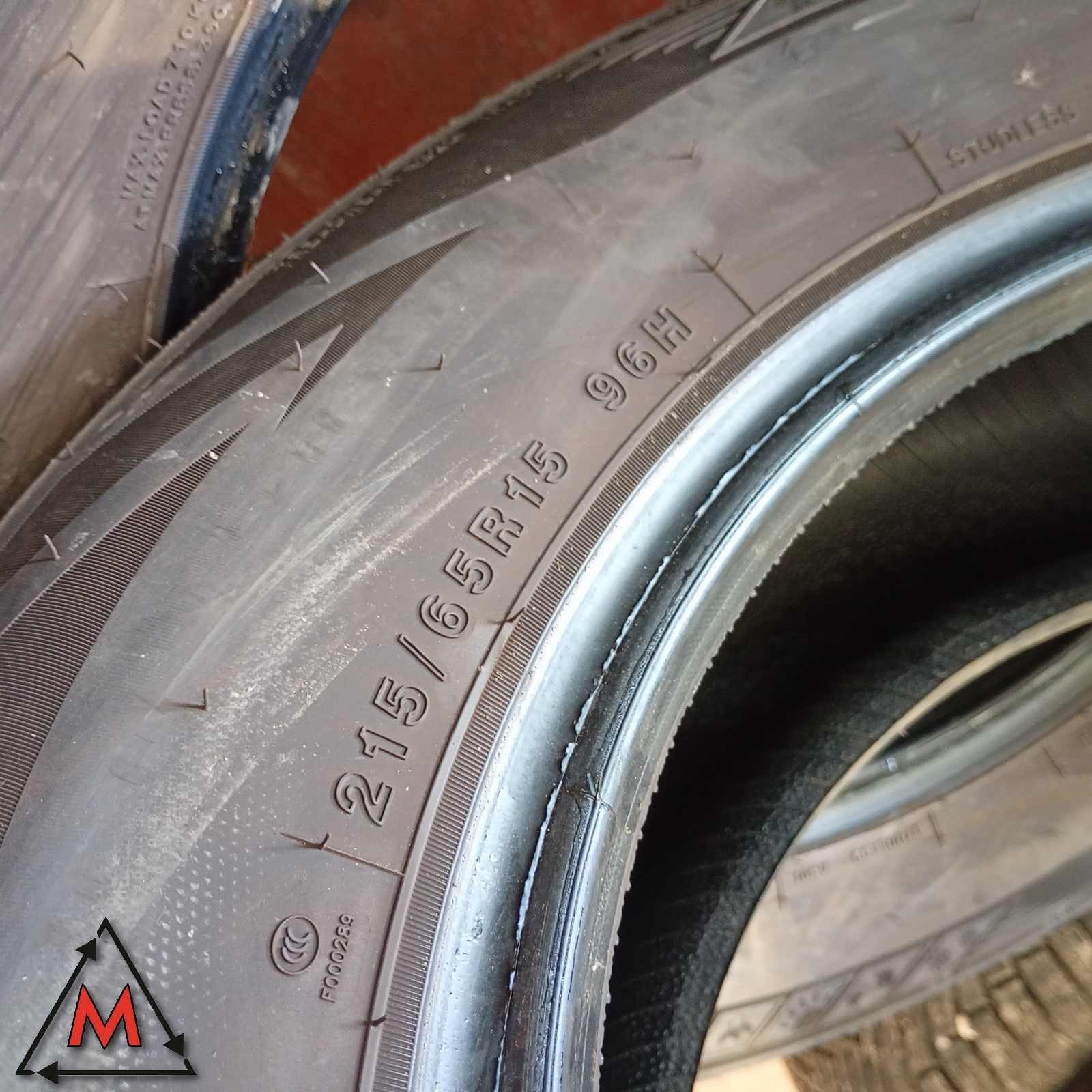 Set of 2 4 Season Tires 2 215/65 R15 96H TRACMAX ALLSEASON Used 117885